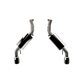QTP 10-13 Chevrolet Camaro SS 6.2L 304SS AR3 Axle Back Exhaust w/4.5in Tips - 0