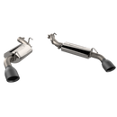QTP 10-13 Chevrolet Camaro SS 6.2L 304SS AR3 Axle Back Exhaust w/4.5in Black Tips-1