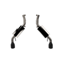 QTP 10-13 Chevrolet Camaro SS 6.2L 304SS AR3 Axle Back Exhaust w/4.5in Black Tips-2