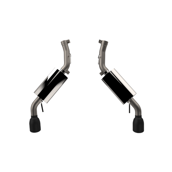 QTP 10-13 Chevrolet Camaro SS 6.2L 304SS AR3 Axle Back Exhaust w/4.5in Black Tips