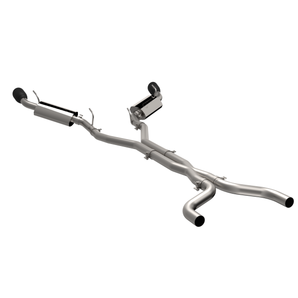 QTP 10-13 Chevrolet Camaro SS 6.2L 304SS AR3 Cat-Back Exhaust w/4.5in Black Tips - 0