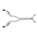 QTP 10-13 Chevrolet Camaro SS 6.2L 304SS AR3 Cat-Back Exhaust w/4.5in Black Tips-3