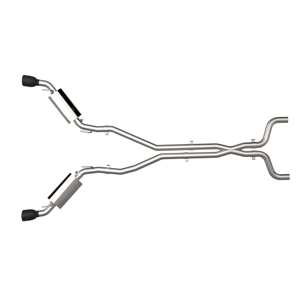 QTP 10-13 Chevrolet Camaro SS 6.2L 304SS AR3 Cat-Back Exhaust w/4.5in Black Tips