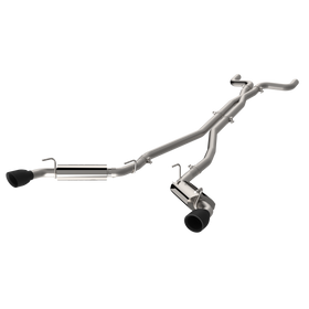 QTP 10-13 Chevrolet Camaro SS 6.2L 304SS AR3 Cat-Back Exhaust w/4.5in Black Tips