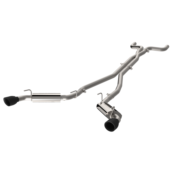 QTP 10-13 Chevrolet Camaro SS 6.2L 304SS AR3 Cat-Back Exhaust w/4.5in Black Tips