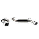 QTP 14-15 Chevrolet Camaro SS 6.2L 304SS AR3 Axle Back Exhaust w/4.5in Tips-2