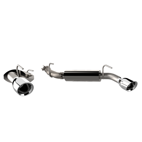 QTP 14-15 Chevrolet Camaro SS 6.2L 304SS AR3 Axle Back Exhaust w/4.5in Tips
