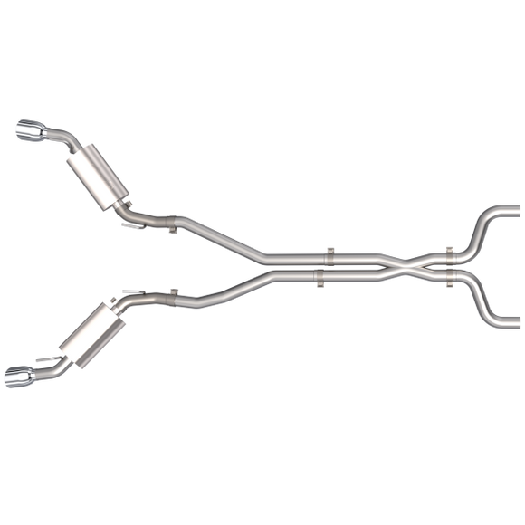 QTP 14-15 Chevrolet Camaro SS 6.2L 304SS AR3 Cat-Back Exhaust w/4.5in Tips