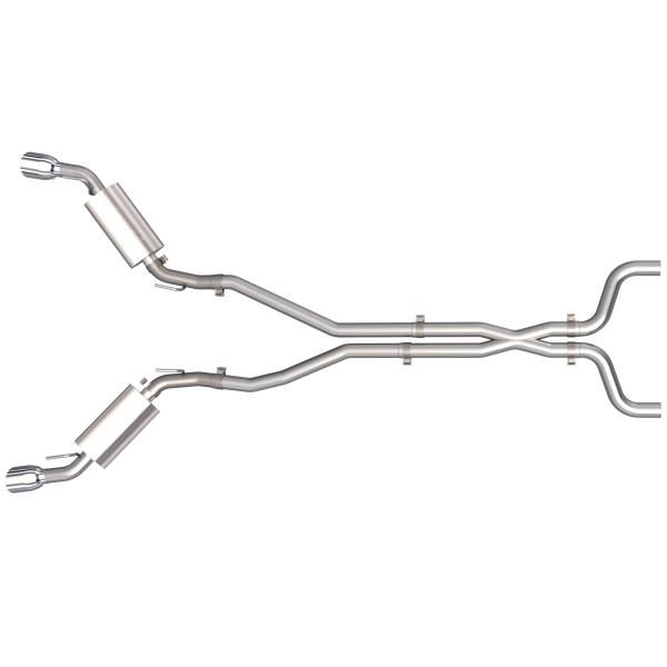 QTP 14-15 Chevrolet Camaro SS 6.2L 304SS AR3 Cat-Back Exhaust w/4.5in Tips