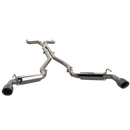 QTP 14-15 Chevrolet Camaro SS 6.2L 304SS AR3 Cat-Back Exhaust w/4.5in Black Tips-2