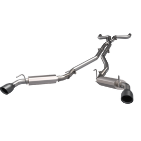QTP 14-15 Chevrolet Camaro SS 6.2L 304SS AR3 Cat-Back Exhaust w/4.5in Black Tips