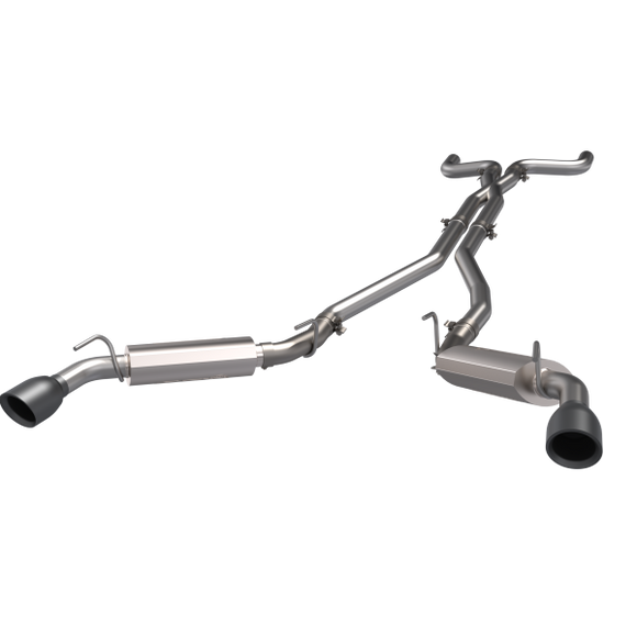 QTP 14-15 Chevrolet Camaro SS 6.2L 304SS AR3 Cat-Back Exhaust w/4.5in Black Tips