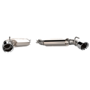 QTP 16-18 Chevrolet Camaro SS 6.2L 304SS AR3 Axle Back Exhaust w/4.5in Dual Tips-2