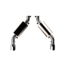 QTP 16-18 Chevrolet Camaro SS 6.2L 304SS AR3 Axle Back Exhaust w/4.5in Dual Tips-3