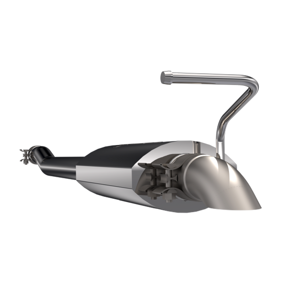 QTP 07-18 Jeep Wrangler JK 3.6/3.8L 304SS AR3 Crawler Exhaust