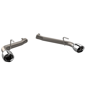 QTP 10-13 Chevrolet Camaro SS 6.2L 304SS Eliminator Muffler Delete Axle Back Exhaust w/4.5in Tips