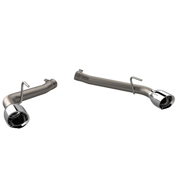 QTP 10-13 Chevrolet Camaro SS 6.2L 304SS Eliminator Muffler Delete Axle Back Exhaust w/4.5in Tips