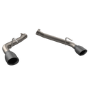 QTP 10-13 Chevrolet Camaro SS 6.2L 304SS Eliminator Muffler Delete Axle Back Exhaust w/4.5in Blk Tip-1