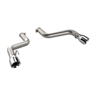 QTP 16-18 Chevrolet Camaro SS 6.2L 304SS Eliminator Muffler Delete Axle Back Exhaust w/4.5in Tips-1