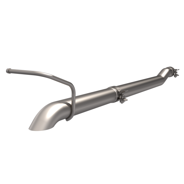 QTP 07-18 Jeep Wrangler JK 3.6L/3.8L Eliminator Cat-Back Crawler Exhaust - 0
