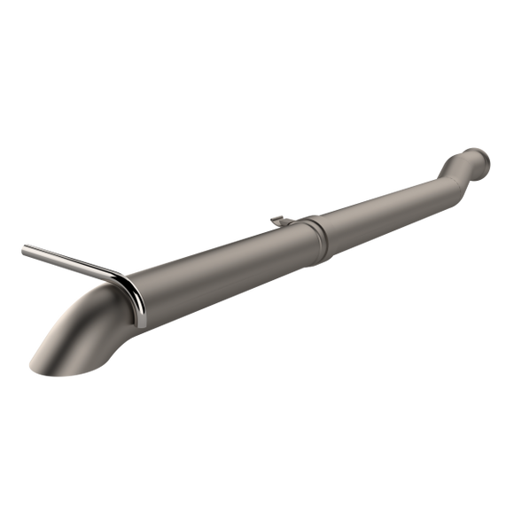 QTP 2018+ Jeep Wrangler JL 304SS Eliminator Cat-Back Crawler Exhaust w/Turn Down Exit