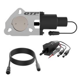 QTP 2.25in Bolt-On QTEC Electric Cutout Valve - Single