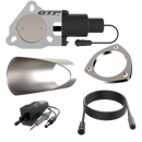 QTP Single 3in Electric Valve / Wiring / 1 Toggle Switch / 1 3in DIY Cutout Pipe-1