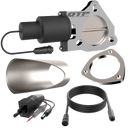 QTP Single 3in Electric Valve / Wiring / 1 Toggle Switch / 1 3in DIY Cutout Pipe-2