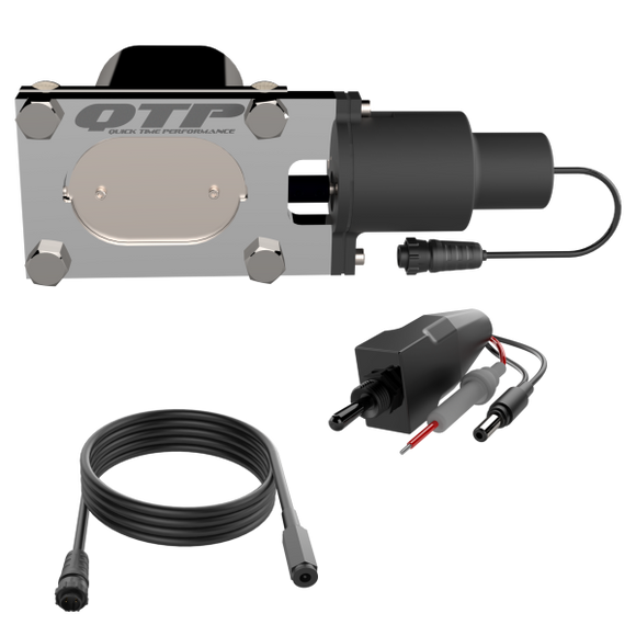 QTP Bolt-On QTEC Low Profile Oval Electric Cutout Valve