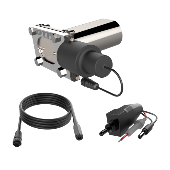 QTP Bolt-On QTEC Low Profile Oval Electric Cutout Valve