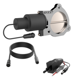 QTP 3.5in Bolt-On QTEC Electric Cutout Valve - Single - 0