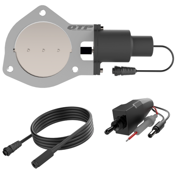 QTP 4in Bolt-On QTEC Electric Cutout Valve - Single