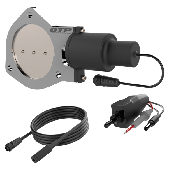 QTP 4in Bolt-On QTEC Electric Cutout Valve - Single