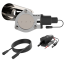 QTP Single 4in Electric Valve / Wiring / 1 Toggle Switch / 1 4in SS Exhaust Cutout-1