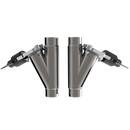 QTP Dual 2.25in Electric Valves / Wiring / 1 Toggle Switch / 2 SS 2.25in Cutouts-2