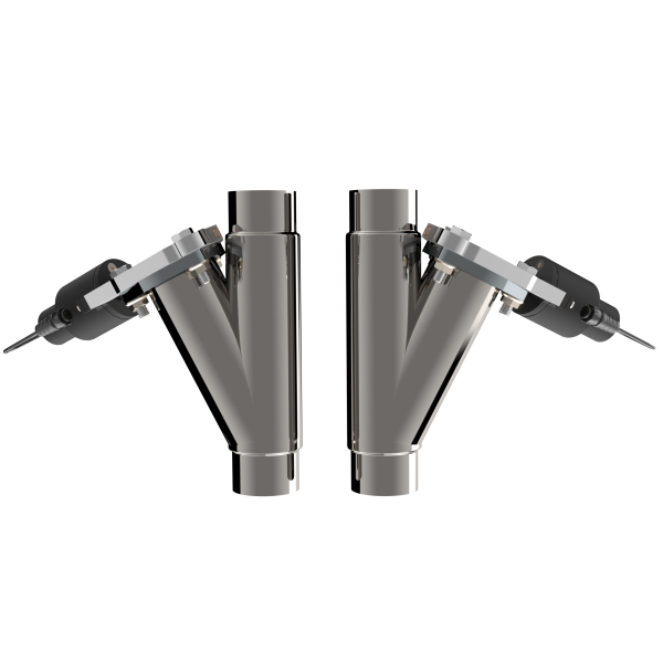 QTP Dual 2.25in Electric Valves / Wiring / 1 Toggle Switch / 2 SS 2.25in Cutouts - 0