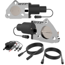 QTP 2.5in Bolt-On QTEC Dual Electric Cutout Valves - Pair-2