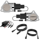 QTP 3in Bolt-On QTEC Dual Electric Cutout Valves - Pair-1