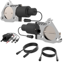 QTP 3in Bolt-On QTEC Dual Electric Cutout Valves - Pair-2