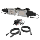 QTP Bolt-On QTEC Dual Low Profile Oval Electric Cutout Valves - Pair-1