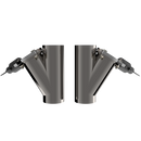 QTP Dual 4in Electric Valves / Wiring / 1 Toggle Switch / 2 SS 4in Cutouts-2