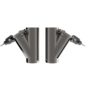 QTP Dual 4in Electric Valves / Wiring / 1 Toggle Switch / 2 SS 4in Cutouts - 0