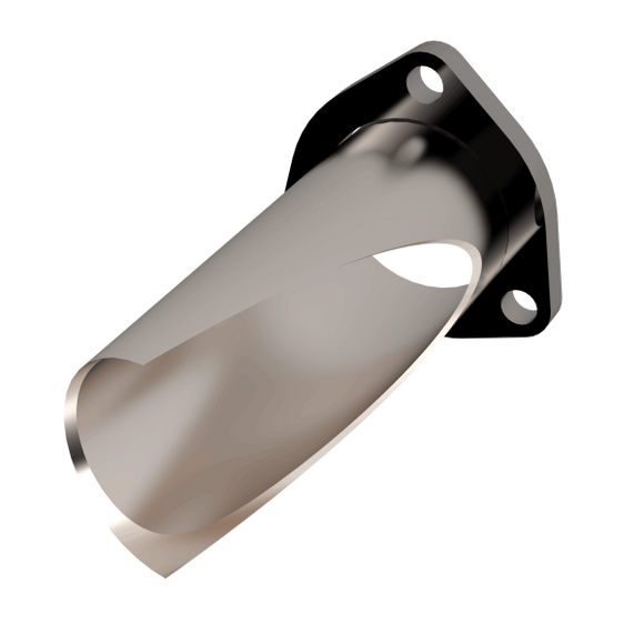 QTP 2.25in Weld-On QTEC DIY Cutout Pipe