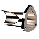 QTP 2.5in Weld-On QTEC DIY Cutout Pipe-2