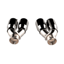 QTP 15-18 Dodge Challenger 6.2L/6.4L 304SS Screamer Exhaust 3in Quad Tip Adapter-2