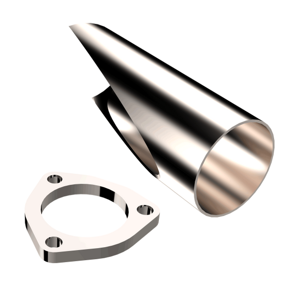 QTP 3in Weld-On QTEC DIY Cutout Pipe