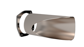 QTP 5in Weld-On QTEC DIY Cutout Pipe - 0