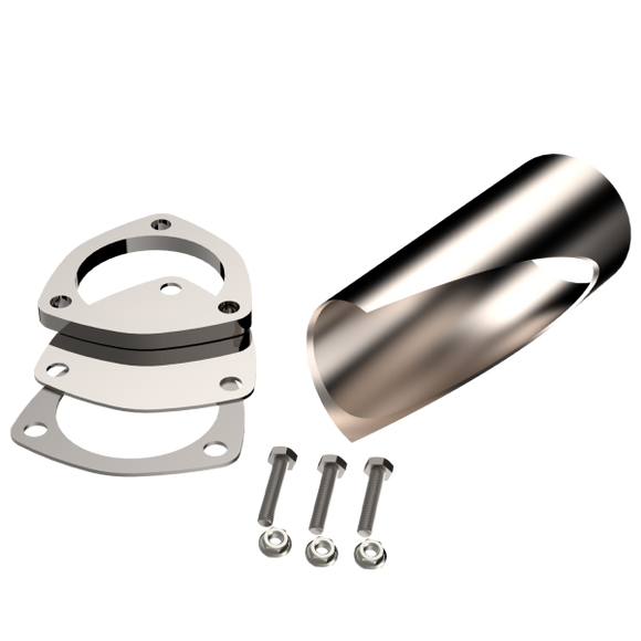 QTP 2.75in Weld-On QTEC DIY Cutout Pipe