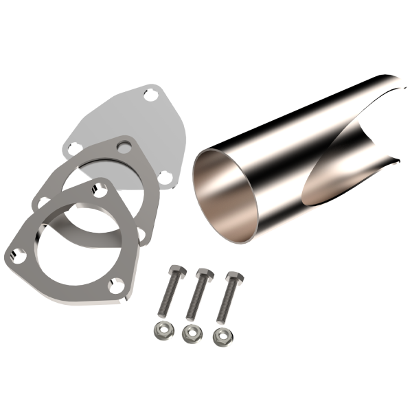 QTP 2.25in Weld-On QTEC DIY Cutout Pipe