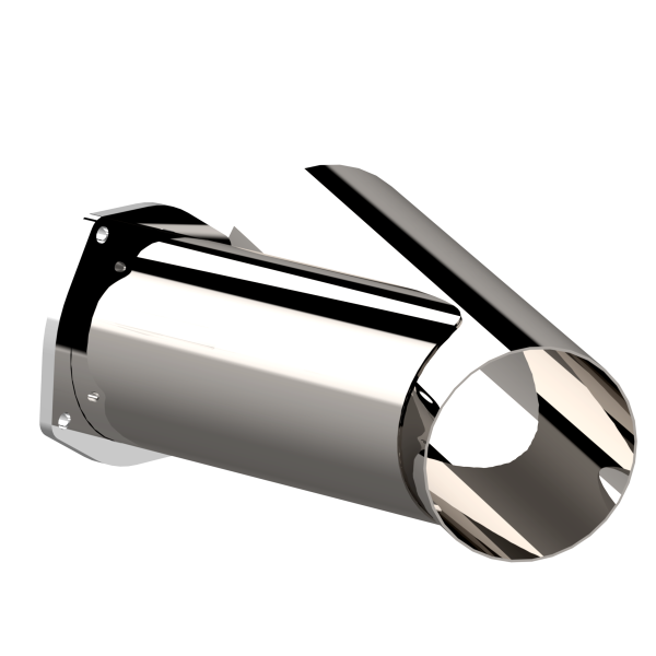 QTP 5in Weld-On QTEC Exhaust Cutout Y-Pipe